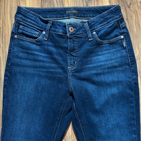 Silver Elyse Skinny Crop Jeans - Picture 3 of 7